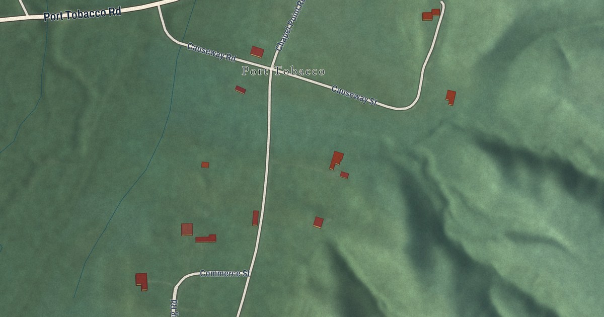 Map of Port Tobacco Village, Maryland in 2026