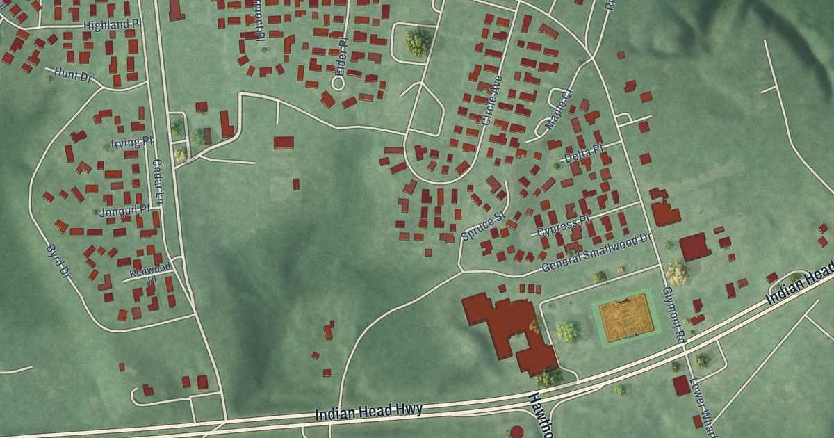 Map of Potomac Heights, Maryland in 2026