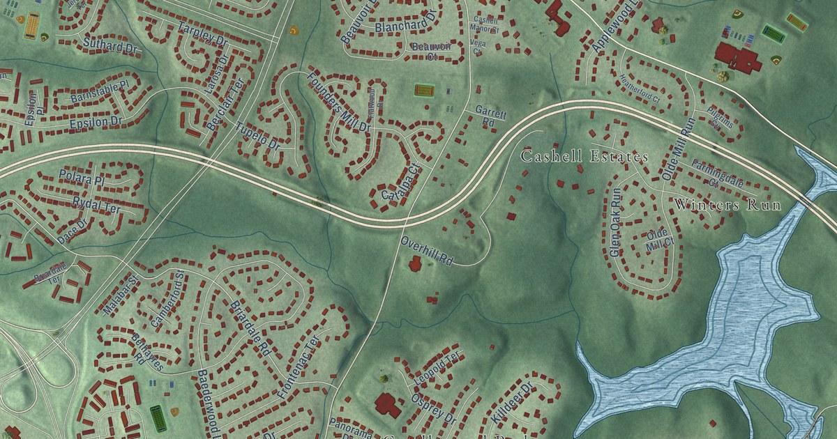Map of Redland, Maryland in 2026