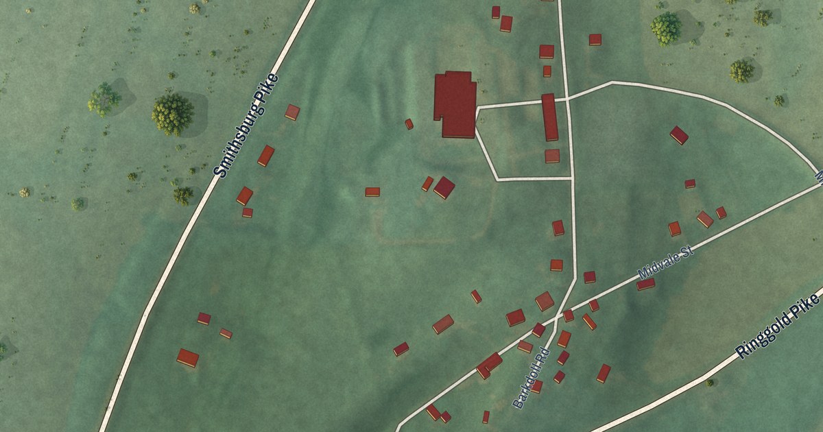 Map of Ringgold, Maryland in 2026