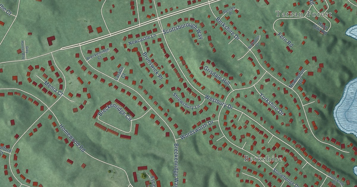 Map of Riva, Maryland in 2026