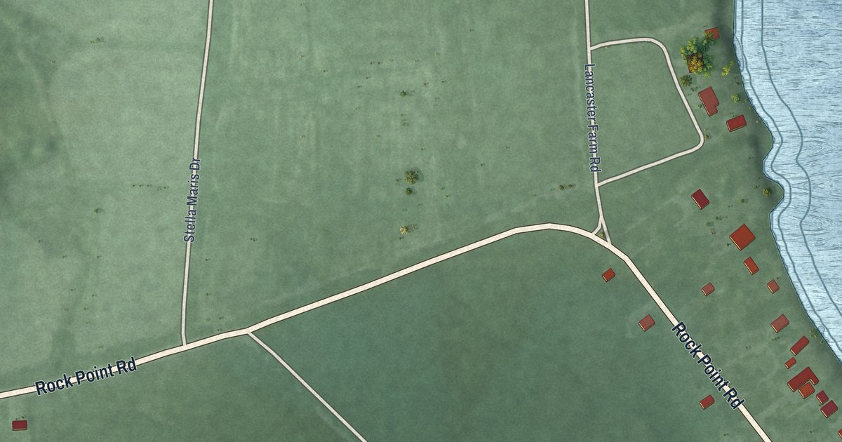 Map of Rock Point, Maryland in 2026