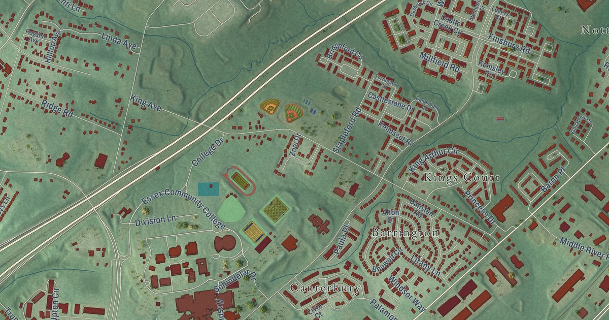 Map of Rossville, Maryland in 2026