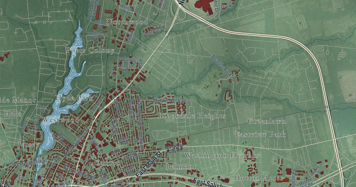Map of Salisbury, Maryland in 2026