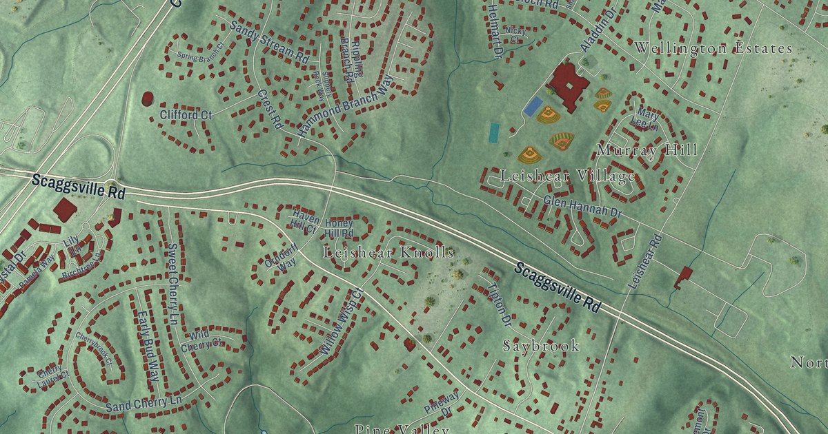 Map of Scaggsville, Maryland in 2026