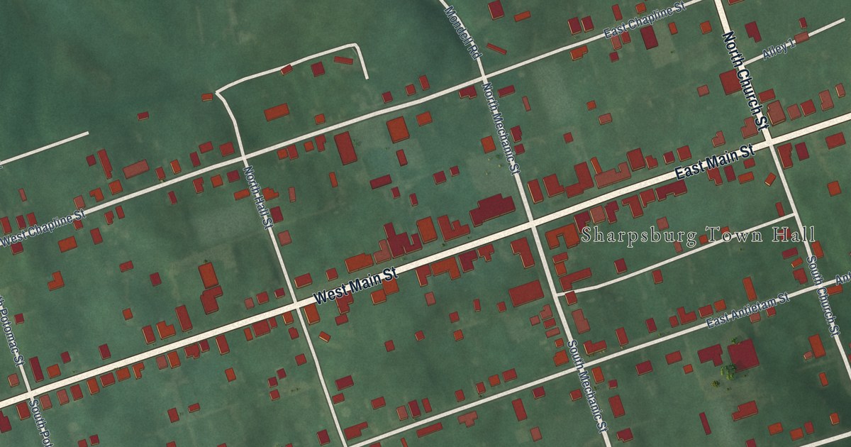 Map of Sharpsburg, Maryland in 2026