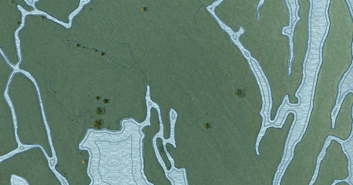 Map of Smith Island, Maryland in 2026