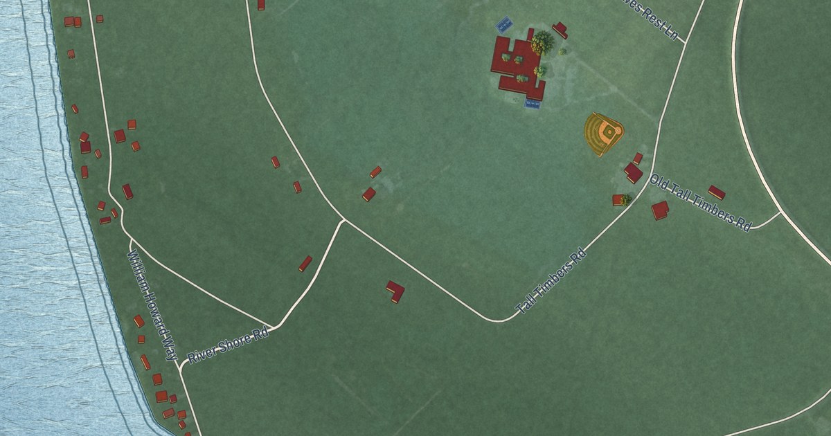 Map of Tall Timbers, Maryland in 2026