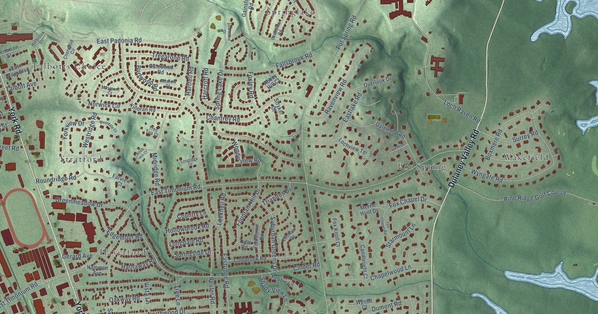 Map of Timonium, Maryland in 2026