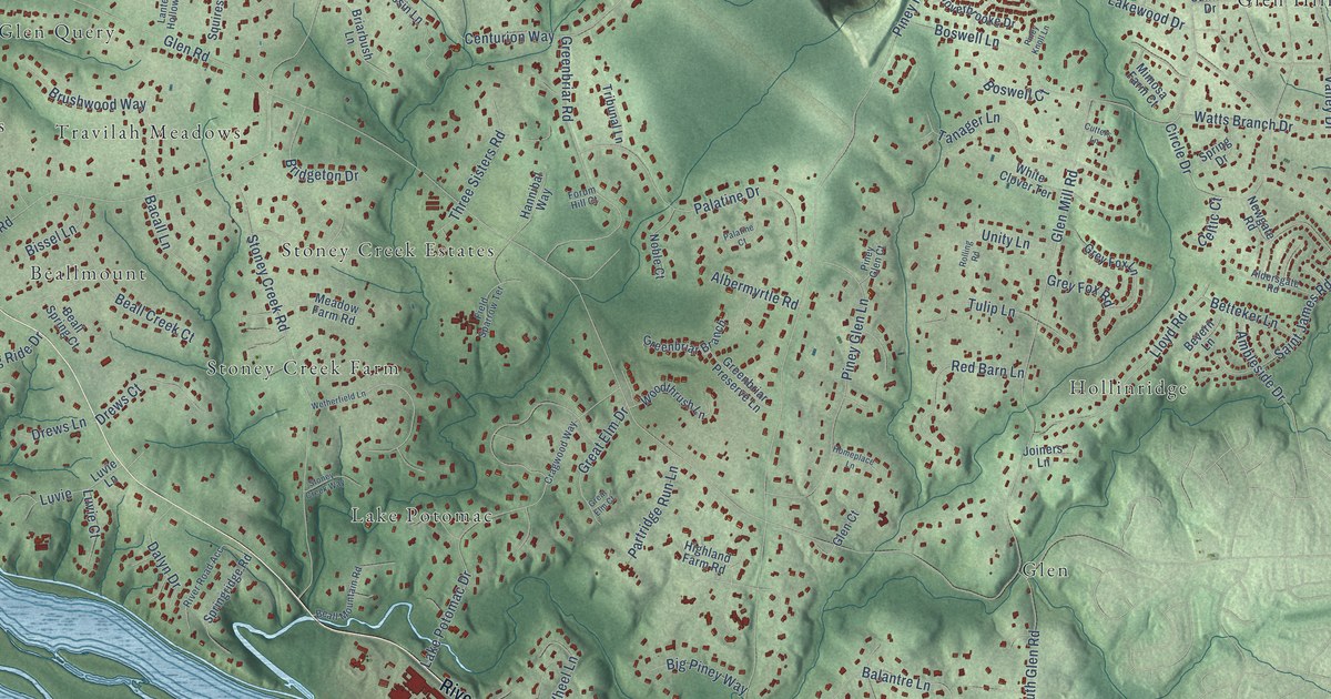 Map of Travilah, Maryland in 2026