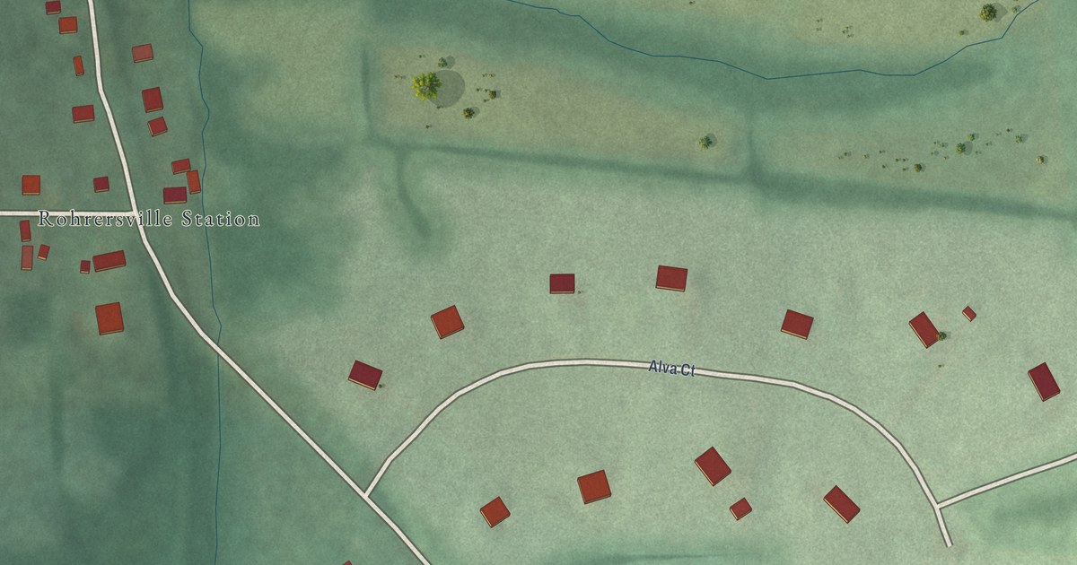 Map of Trego-Rohrersville Station, Maryland in 2026