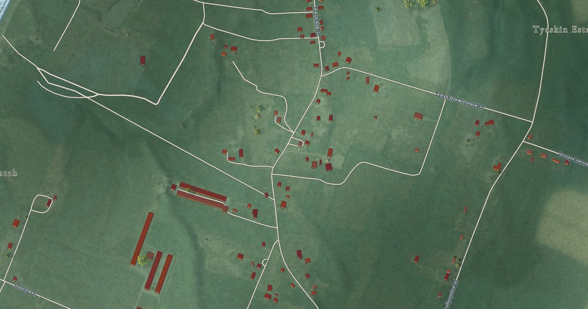 Map of Tyaskin, Maryland in 2026