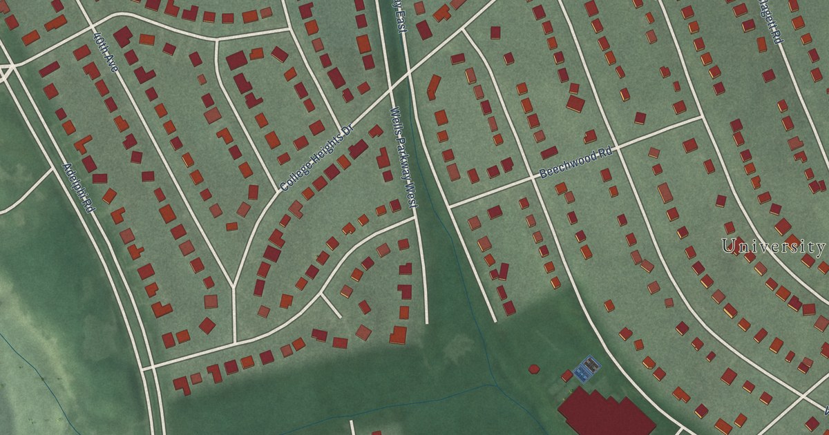 Map of University Park, Maryland in 2026