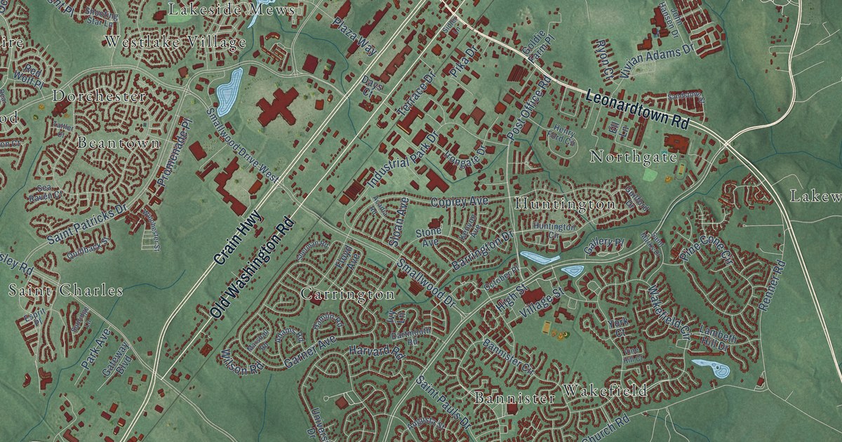 Map of Waldorf, Maryland in 2026
