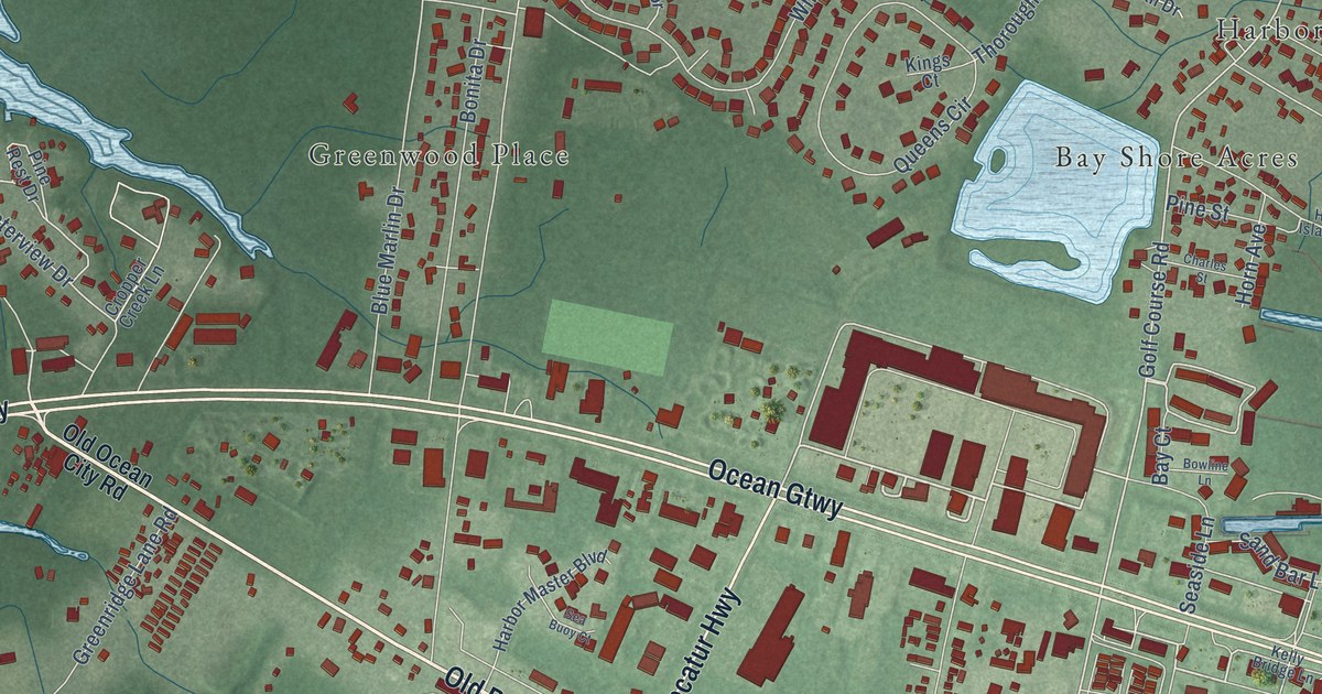 Map of West Ocean City, Maryland in 2026