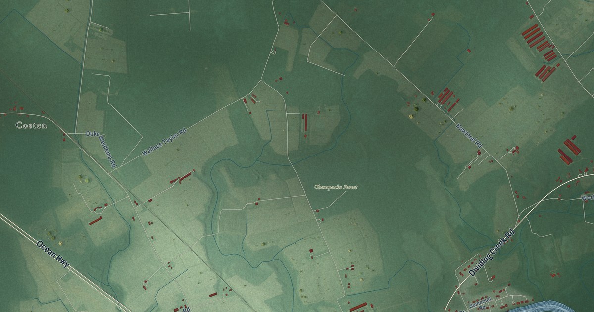 Map of West Pocomoke, Maryland in 2026