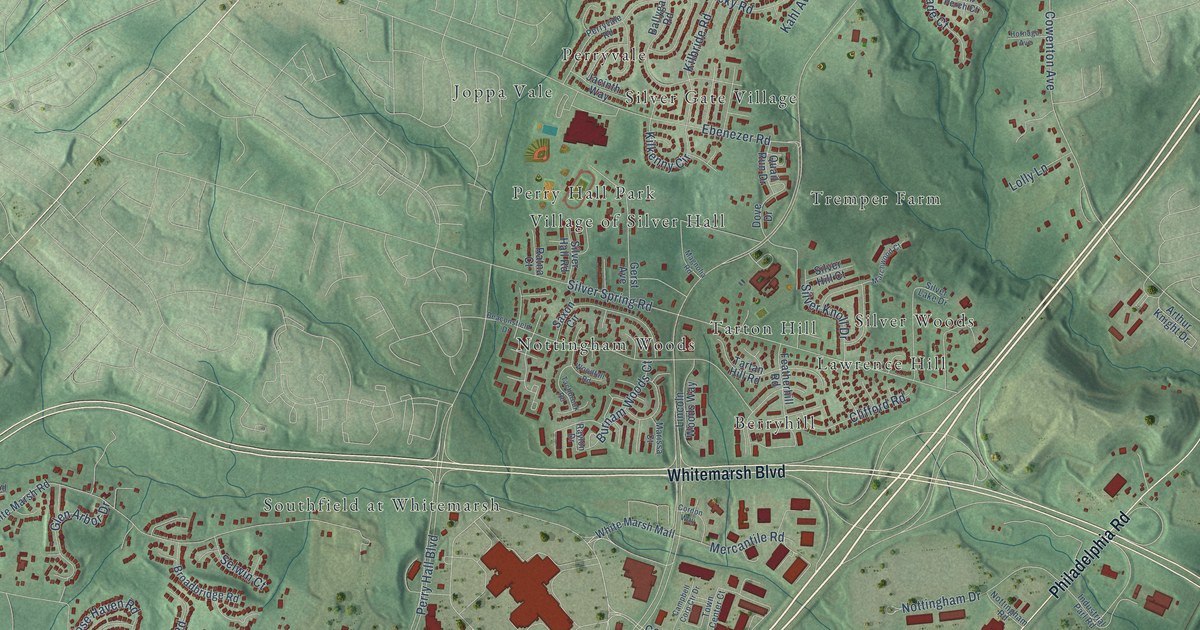 Map of White Marsh, Maryland in 2026