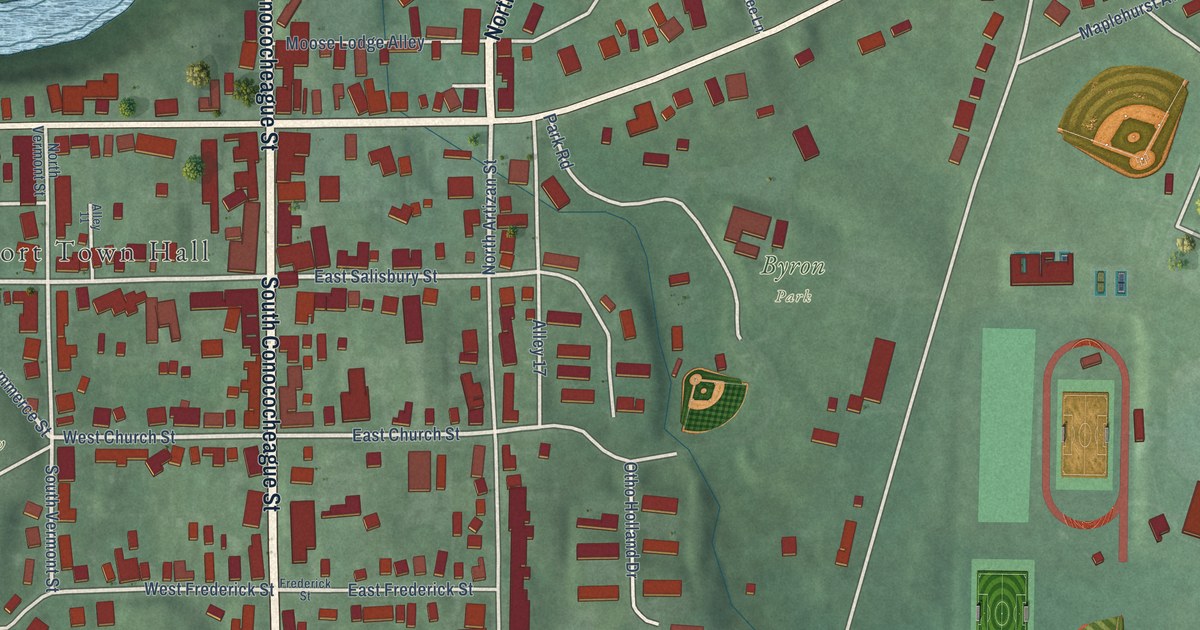 Map of Williamsport, Maryland in 2026