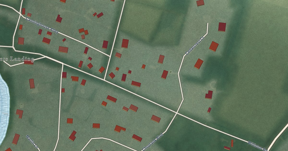 Map of Williston, Maryland in 2026