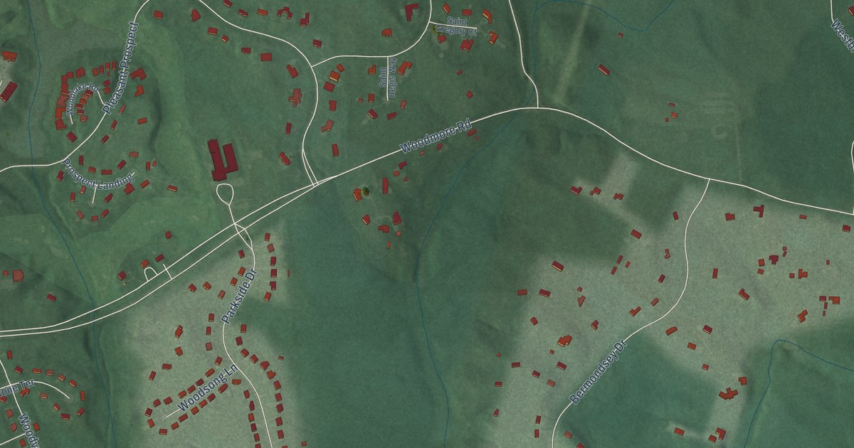 Map of Woodmore, Maryland in 2026