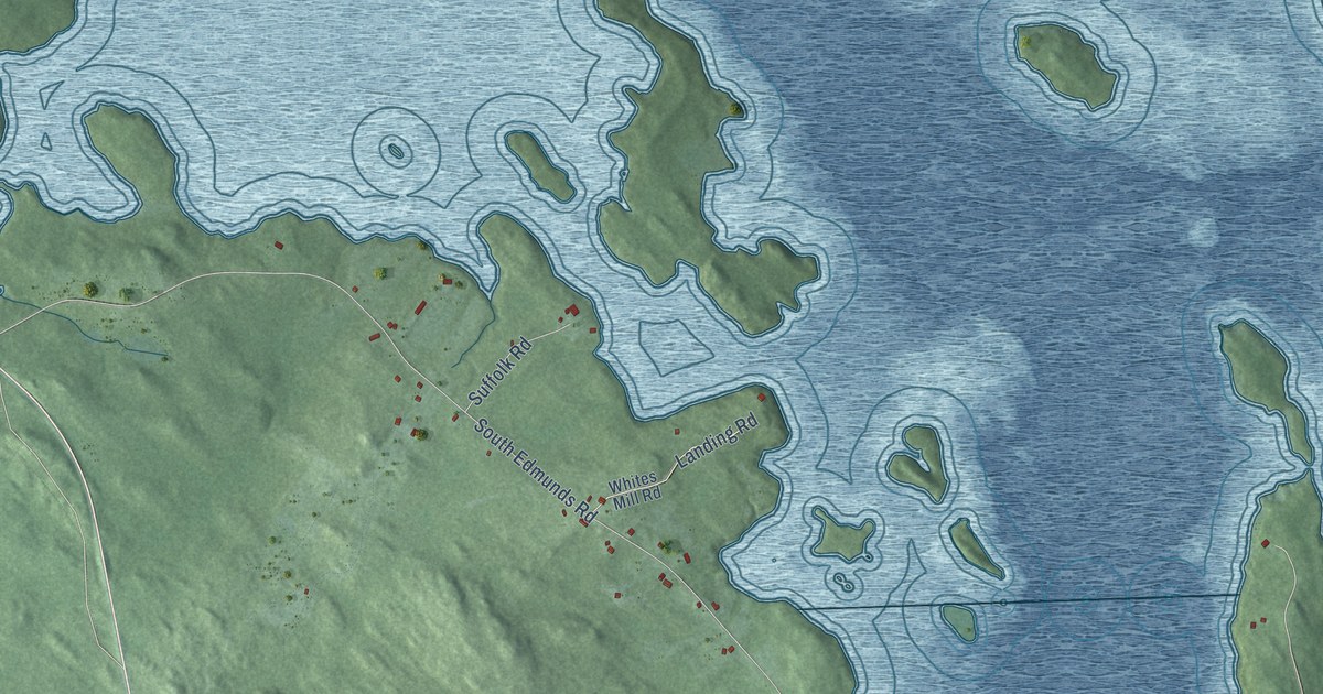 Detailed Map of Edmunds, Maine