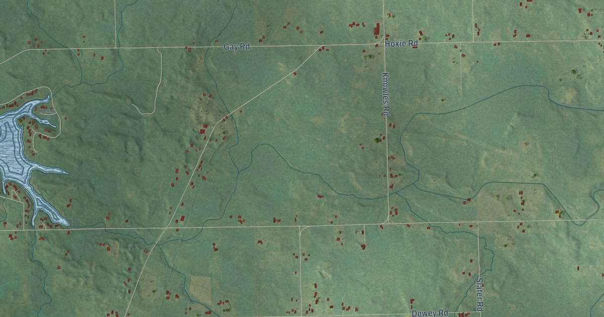 Map of Adams, Hillsdale County, Michigan in 2026