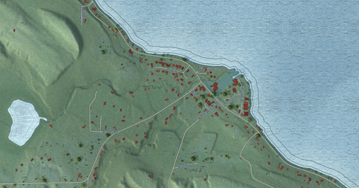 Map of Advance, Michigan in 2026