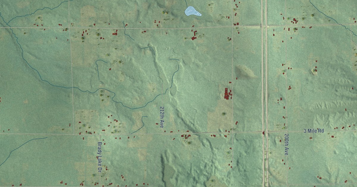Map of Aetna, Mecosta County, Michigan in 2026