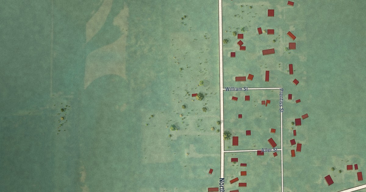 Map of Allen Village, Michigan in 2026