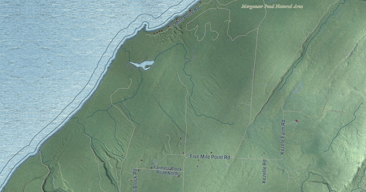 Map of Allouez, Michigan in 2026