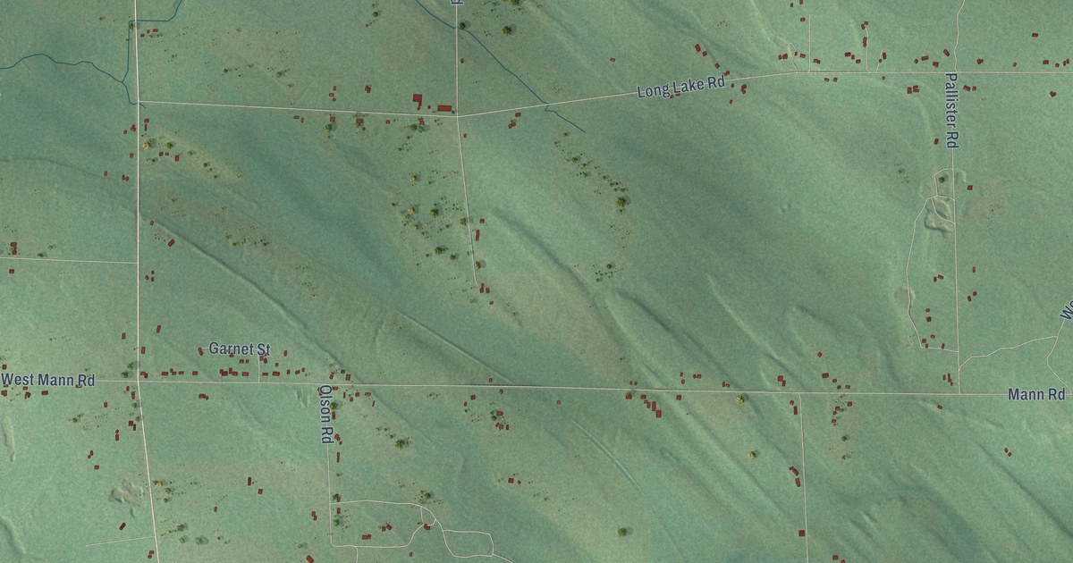 Map of Aloha, Michigan in 2026