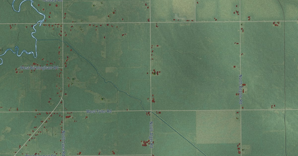 Map of Arcada, Michigan in 2026