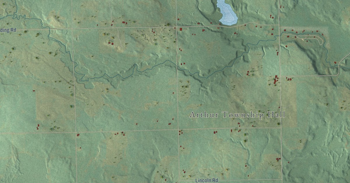 Map of Arthur, Michigan in 2026