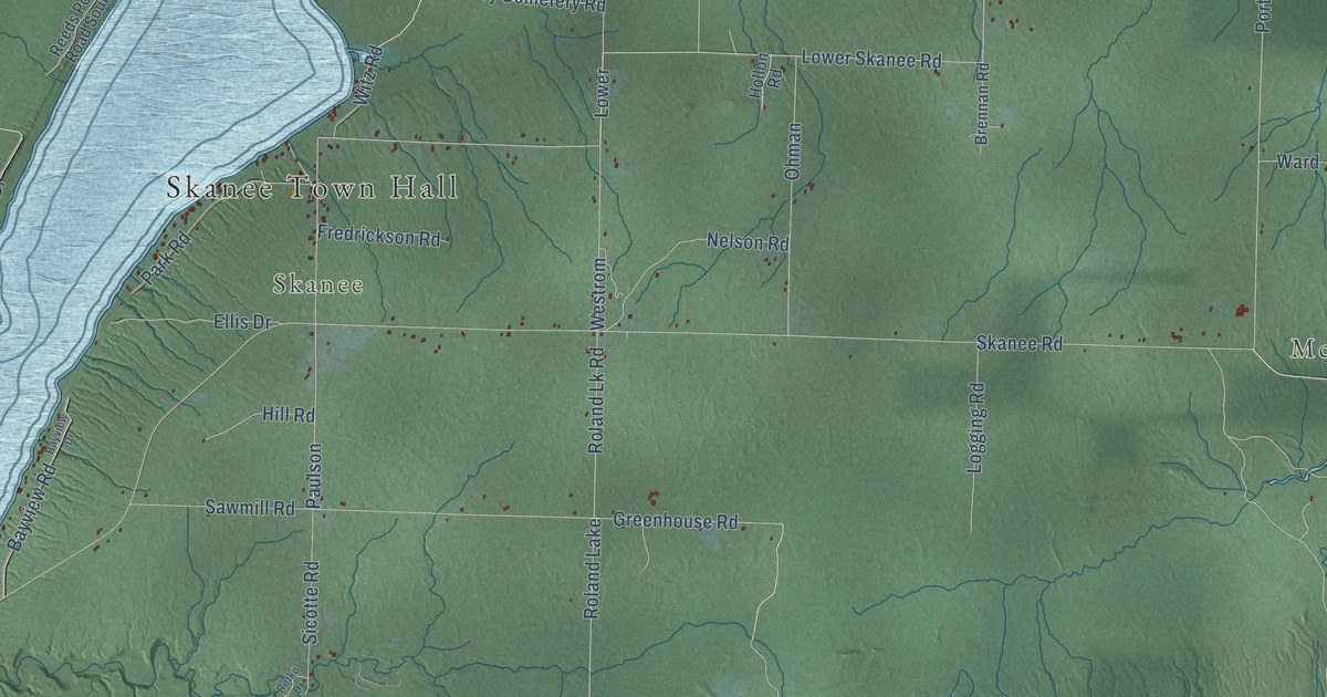 Map of Arvon, Michigan in 2026