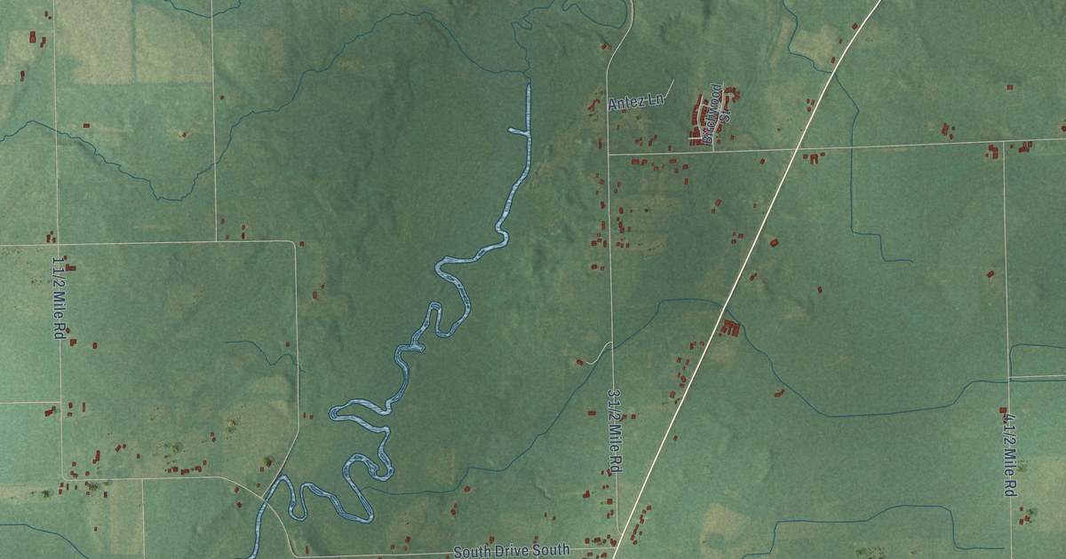Map of Athens Municipality, Michigan in 2026