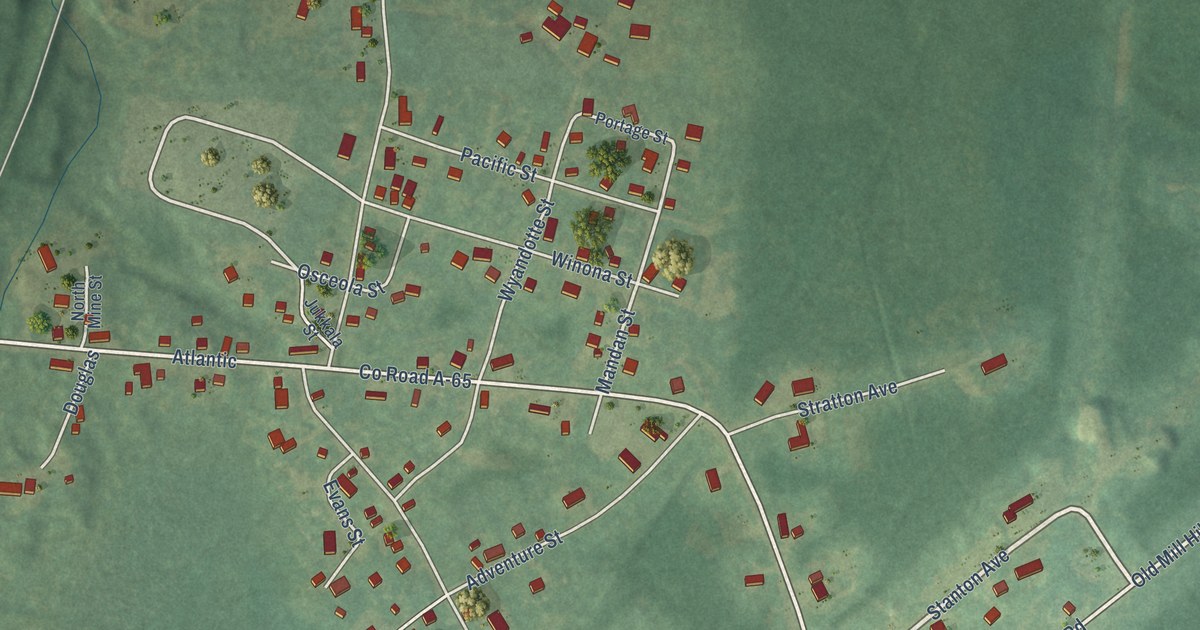 Map of Atlantic Mine, Michigan in 2026