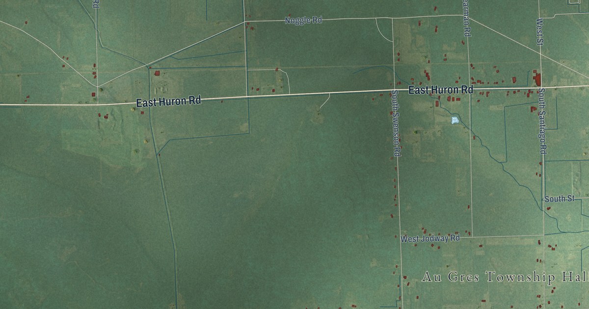 Map of Au Gres Municipality, Michigan in 2026