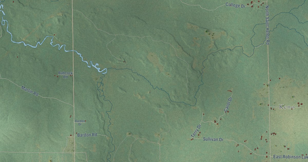 Map of Au Sable, Roscommon County, Michigan in 2026