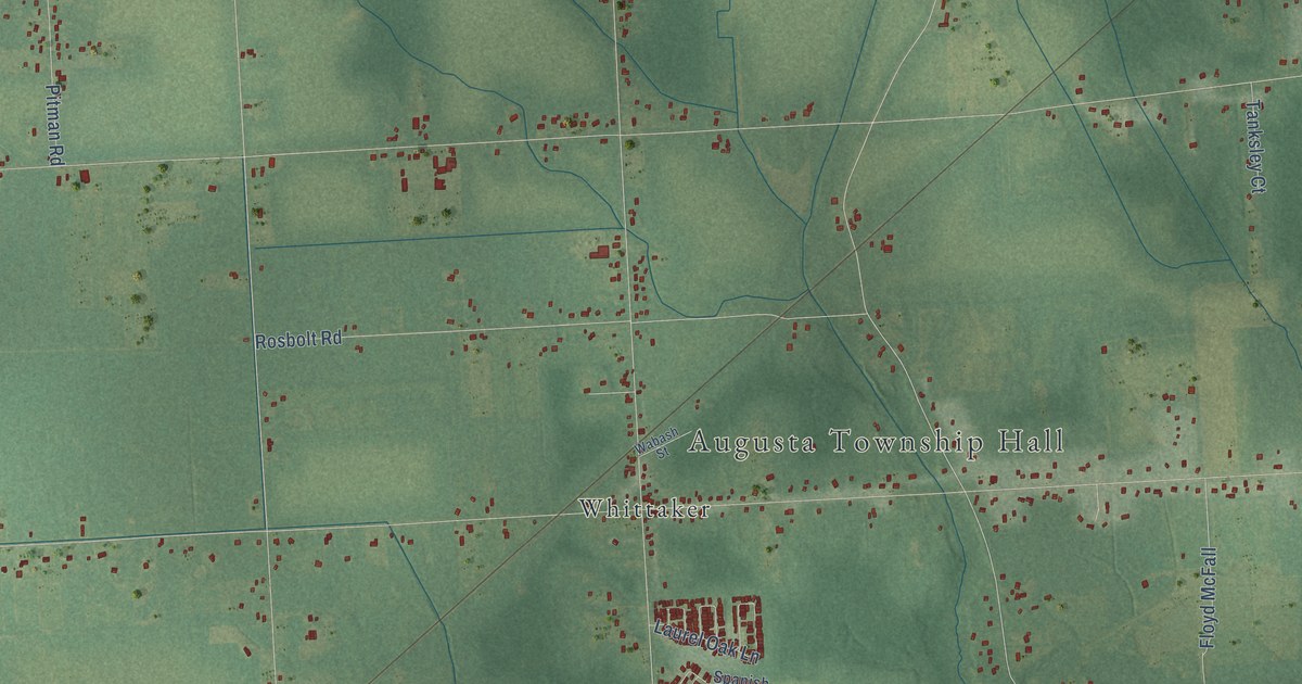 Map of Augusta, Washtenaw County, Michigan in 2026