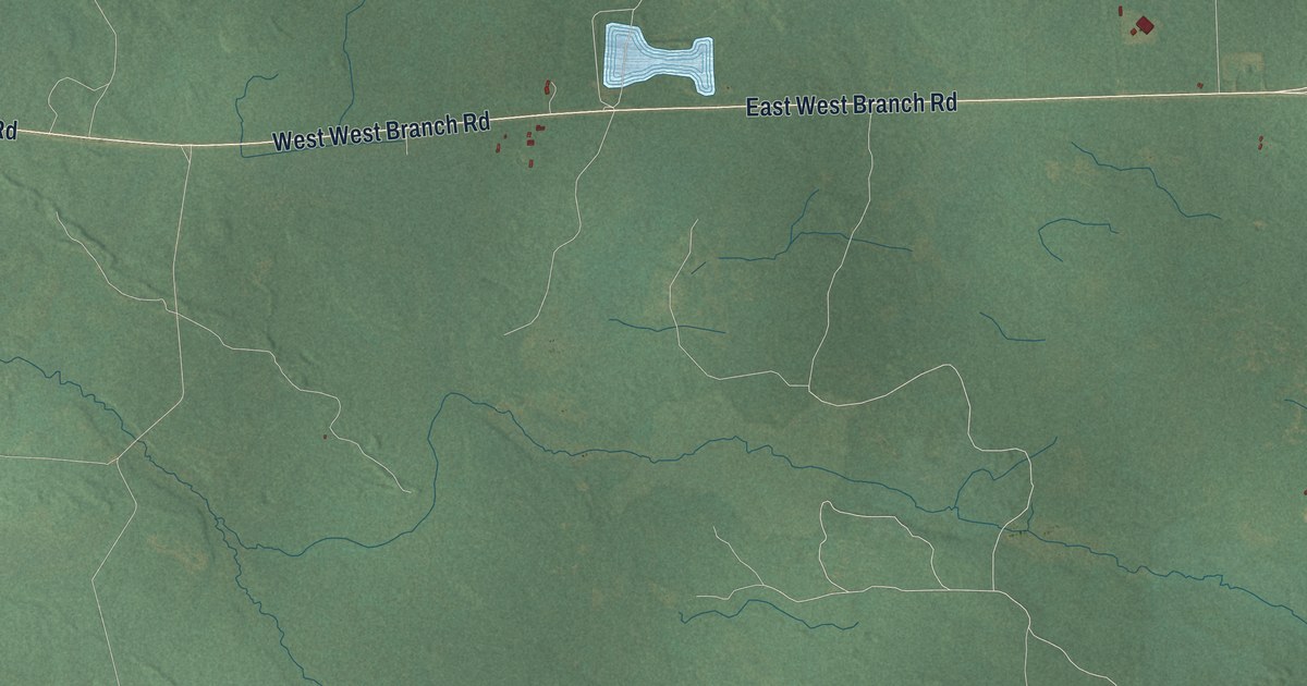 Map of Backus, Michigan in 2026