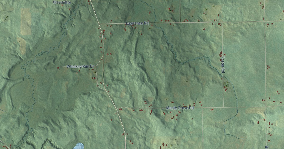 Map of Baltimore, Michigan in 2026