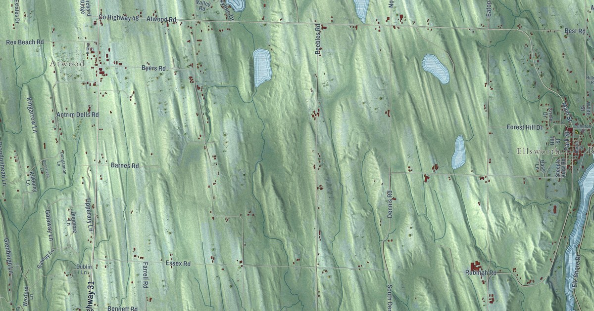 Map of Banks, Michigan in 2026