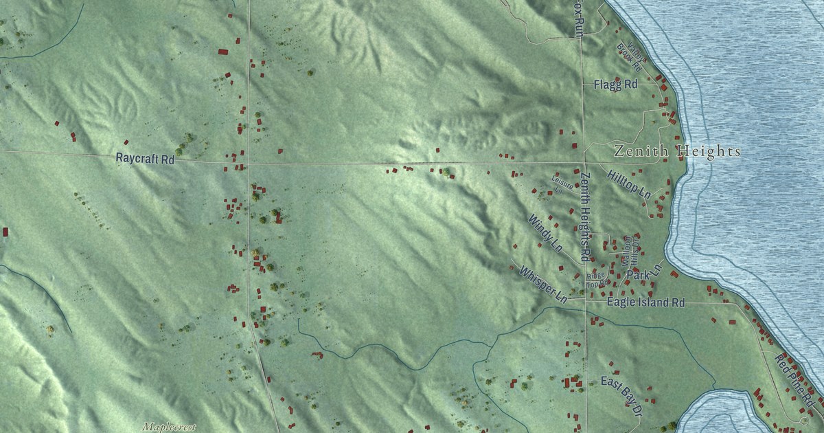 Map of Bay, Michigan in 2026
