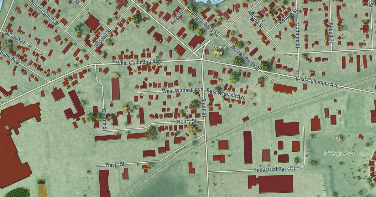 Map of Belleville, Michigan in 2026