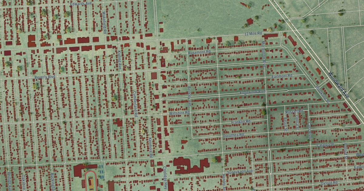 Map of Berkley, Michigan in 2026