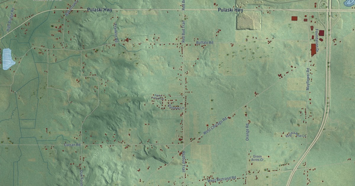 Map of Bertrand, Michigan in 2026