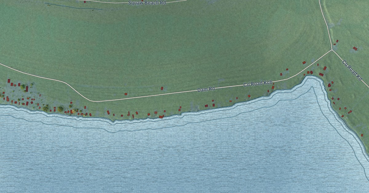 Map of Big Bay, Michigan in 2026