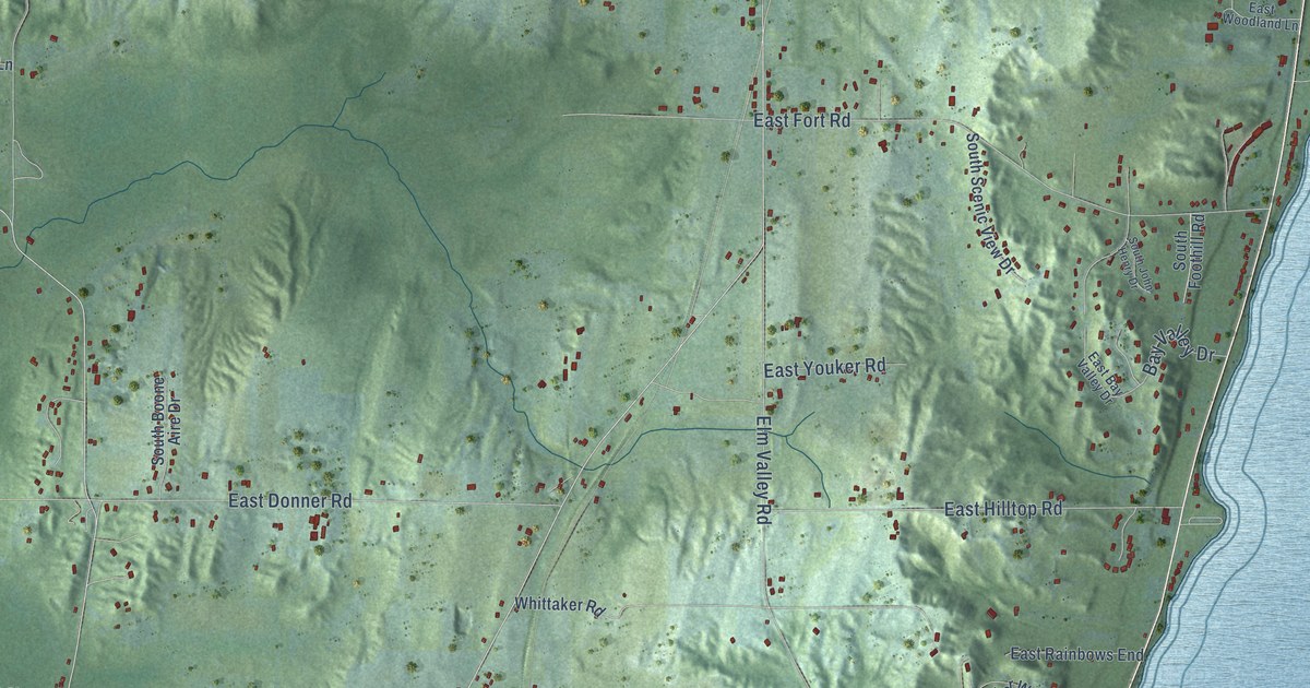 Map of Bingham, Leelanau County, Michigan in 2026