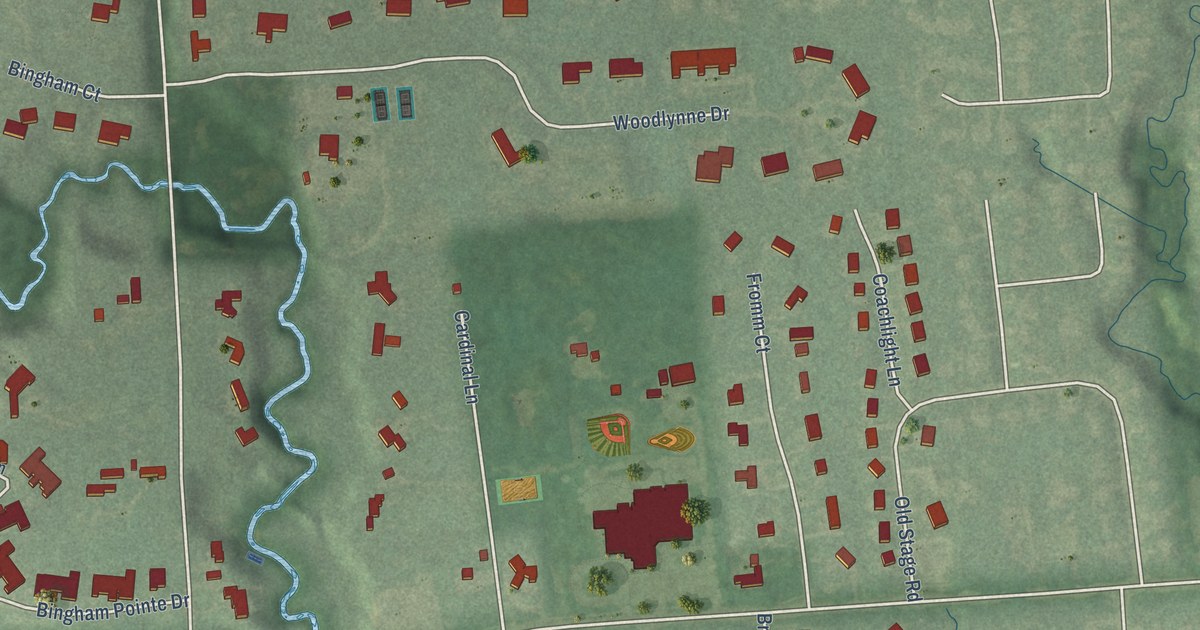 Map of Bingham Farms, Michigan in 2026