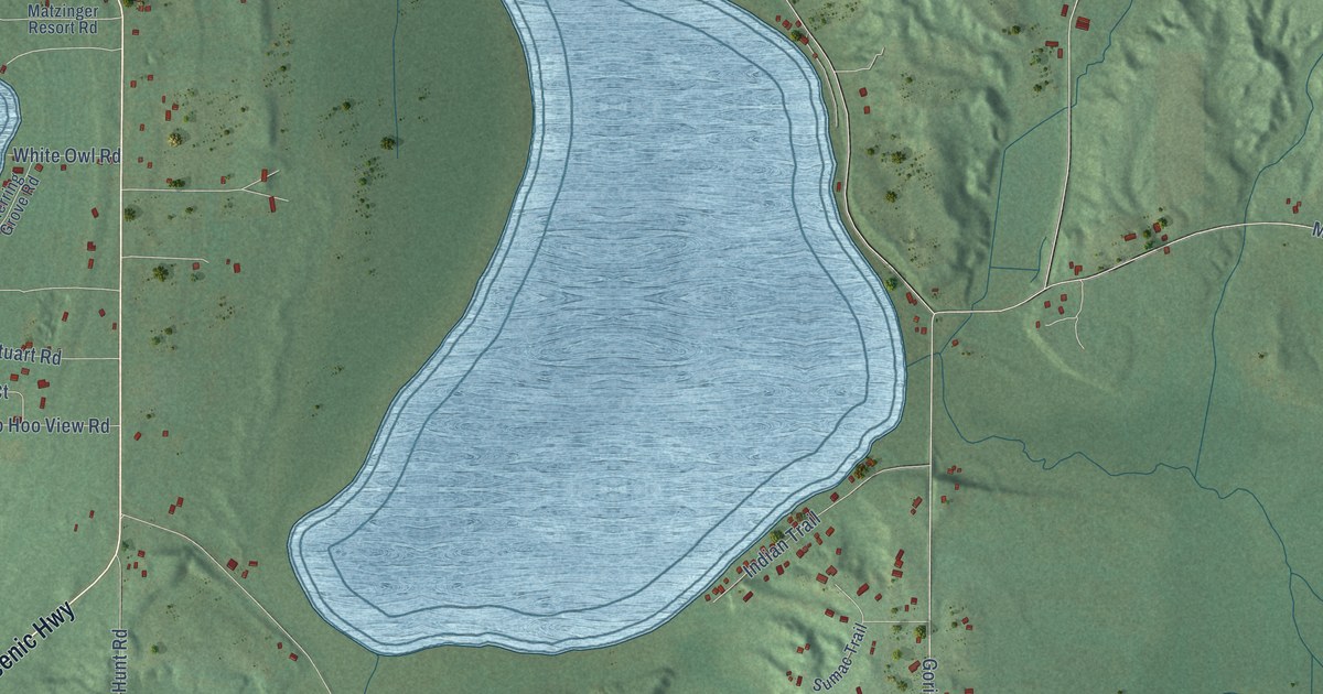 Map of Blaine, Michigan in 2026